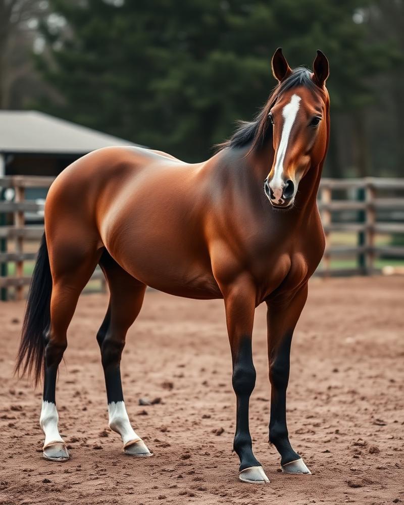 Thoroughbred horse